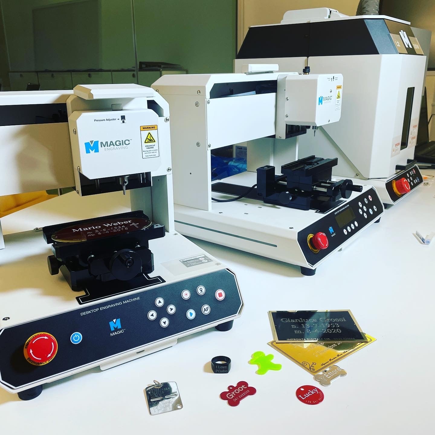 Macchine per incidere cnc e marcatori laser