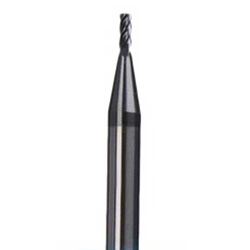 Outil cylindrique - Ø4 mm court - 4 tranchants