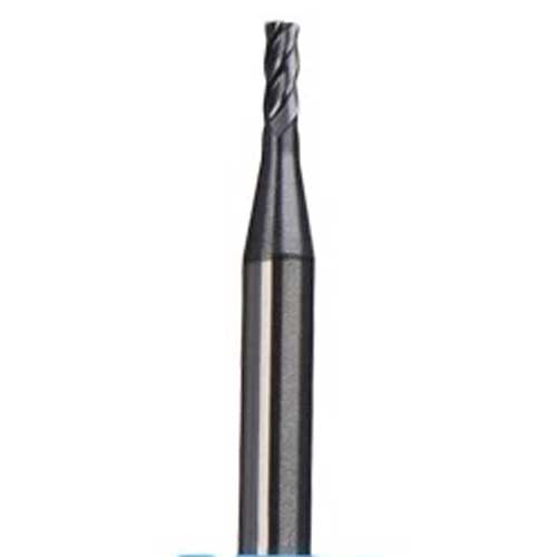 Outil cylindrique - Ø4 mm court - 4 tranchants