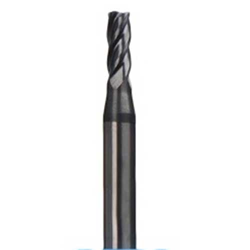 Outil cylindrique - Ø4 mm court - 4 tranchants