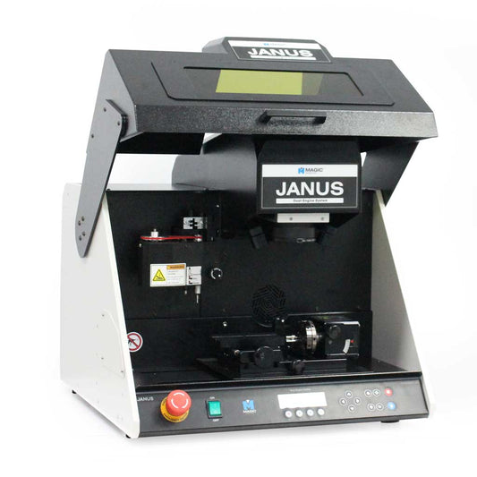 JANUS – Incisore Ibrido CNC & Laser per Gioielli